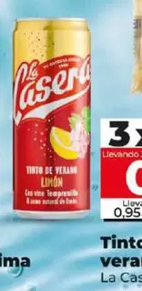 Oferta de La Casera - Tinto De Verano Limón  por 0,95€ en Dia