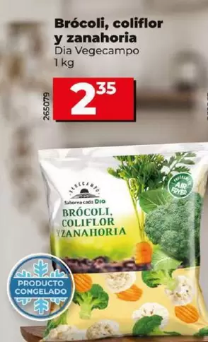 Oferta de Dia Vegecampo - Brócoli, Coliflor Y Zanahoria  por 2,35€ en Dia