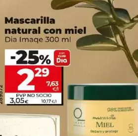 Oferta de Dia Imaqe - Mascarilla Natural Con Miel  por 2,29€ en Dia