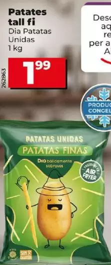Oferta de Dia Patatas Unidas - Patatas Corte Fino  por 1,99€ en Dia