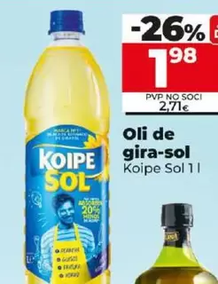 Oferta de Koipe Sol - Aceite De Girasol  por 1,98€ en Dia