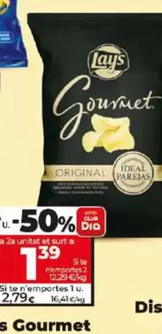 Oferta de Lay’S - Gourmet por 2,79€ en Dia
