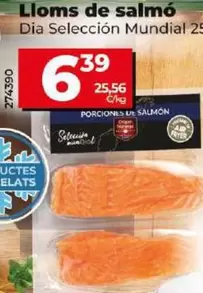 Oferta de Dia Seleccion Mundial - Lomos De Salmón  por 6,39€ en Dia