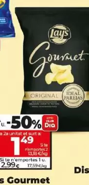 Oferta de Lay’S - Gourmet por 2,99€ en Dia