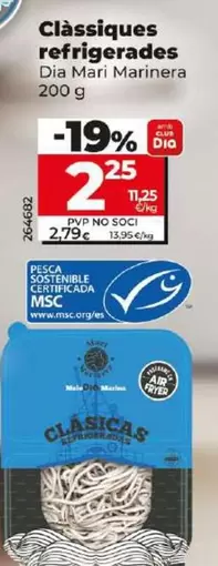 Oferta de Dia Mari Marinera - Clásicas Refrigeradas  por 2,25€ en Dia