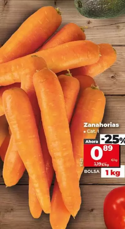 Oferta de Zanahorias por 0,89€ en Dia