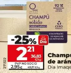 Oferta de Dia Imaqe - Champú Sólido Con Extracto De Arándano Y Aguacate  por 2,21€ en Dia