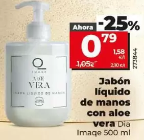 Oferta de Dia Imaqe - Jabón Líquido De Manos Con Aloe Vera por 0,79€ en Dia