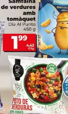 Oferta de Dia Al Punto - Pisto De Verduras Con Tomate por 1,99€ en Dia