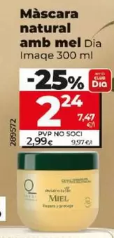 Oferta de Dia Imaqe - Mascarilla Natural Con Miel  por 2,24€ en Dia