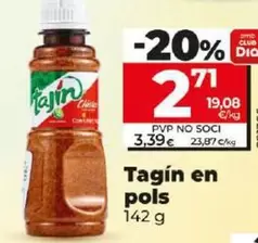 Oferta de Tajin - En Polvo por 2,71€ en Dia