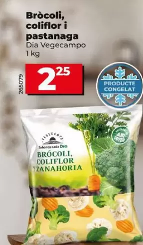 Oferta de Dia Vegecampo - Brócoli, Coliflor Y Zanahoria por 2,25€ en Dia