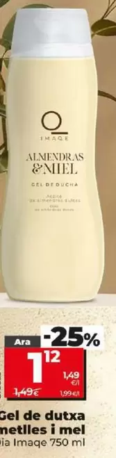 Oferta de Dia Imaqe - Gel De Ducha De Almendras Y Miel  por 1,12€ en Dia