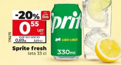Oferta de Sprite - Fresh por 0,55€ en Dia