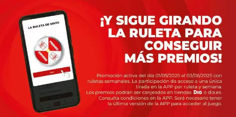 Oferta de Ruleta  en Dia