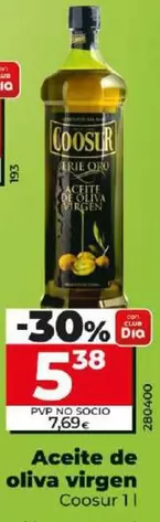 Oferta de Coosur - Aceite De Oliva Virgen por 5,38€ en Dia