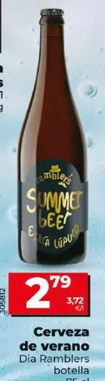 Oferta de Dia Ramblers - Cerveza De Verano por 2,79€ en Dia