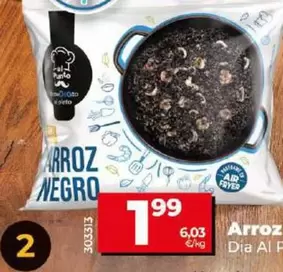 Oferta de Dia Al Punto - Arroz Negro  330 G por 1,99€ en Dia