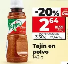 Oferta de Tajín En Polvo 142 G por 2,64€ en Dia