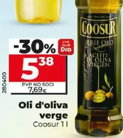 Oferta de Coosur - Aceite De Oliva Virgen por 5,38€ en Dia