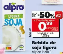 Oferta de Alpro - Bebida De Soja Ligera  por 1,99€ en Dia
