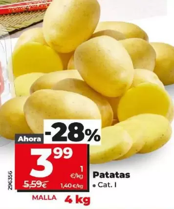 Oferta de Patatas por 3,99€ en Dia