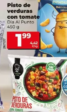 Oferta de Dia Al Punto - Pisto De Verduras Con Tomate por 1,99€ en Dia
