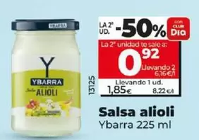 Oferta de Ybarra - Salsa Alioli por 1,85€ en Dia
