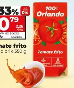 Oferta de Orlando - Tomate Frito  por 0,79€ en Dia