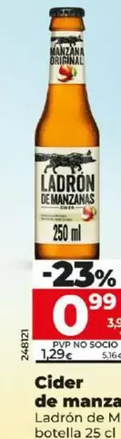 Oferta de Ladrón De Manzanas - Cider De Manzana  por 0,99€ en Dia