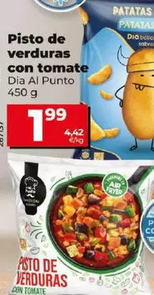 Oferta de Dia Al Punto - Pisto De Verduras Con Tomate 450 G por 1,99€ en Dia