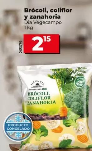 Oferta de Dia Vegecampo - Brócoli, Coliflor Y Zanahoria  por 2,15€ en Dia