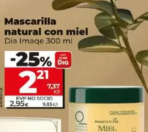 Oferta de Dia Imaqe - Mascarilla Natural Con Miel  por 2,21€ en Dia