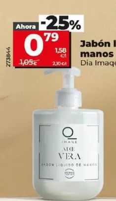 Oferta de Dia Imaqe - Jabón Líquido De Manos Con Aloe Vera  por 0,79€ en Dia