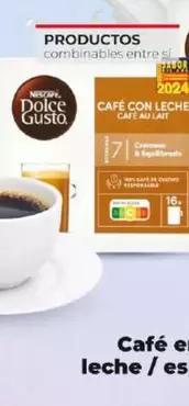 Oferta de Dolce Gusto - Café En Cápsulas Espresso Intenso 16 Uds. por 5,39€ en Dia