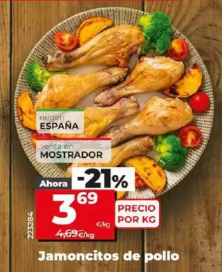 Oferta de Jamoncitos De Pollo por 3,69€ en Dia