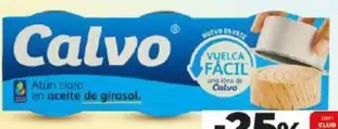Oferta de Calvo - Atún Claro En Aceite De Girasol  por 2,69€ en Dia