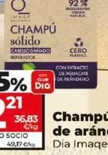 Oferta de Dia Imaqe - Champú Sólido Con Extracto De Arándano Y Aguacate  por 2,21€ en Dia