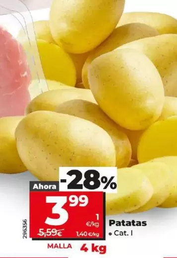 Oferta de Patatas por 3,99€ en Dia