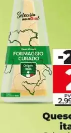Oferta de Dia Seleccion Mundial - Queso Curado Italiano 200 G por 2,25€ en Dia