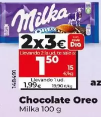 Oferta de Milka - Chocolate Oreo 100 G por 1,99€ en Dia