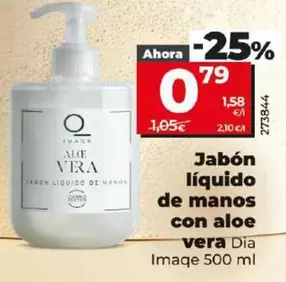 Oferta de Dia Imaqe - Jabón Líquido De Manos Con Aloe Vera 500 Ml por 0,79€ en Dia