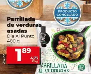 Oferta de Dia Al Punto - Parrillada De Verduras Asadas  por 1,89€ en Dia