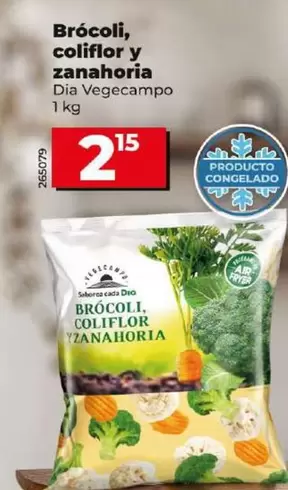 Oferta de Dia Vegecampo - Brócoli, Coliflor Y Zanahoria  por 2,15€ en Dia