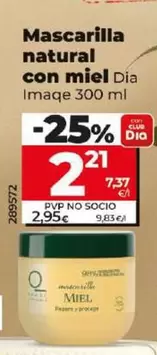 Oferta de Dia Imaqe - Mascarilla Natural Con Miel  por 2,21€ en Dia