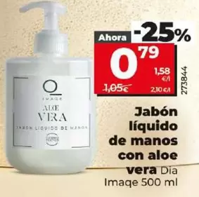 Oferta de Dia Imaqe - Jabón Líquido De Manos Con Aloe Vera  por 0,79€ en Dia