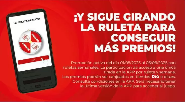 Oferta de Ruleta  en Dia