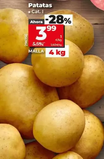 Oferta de Patatas por 3,99€ en Dia