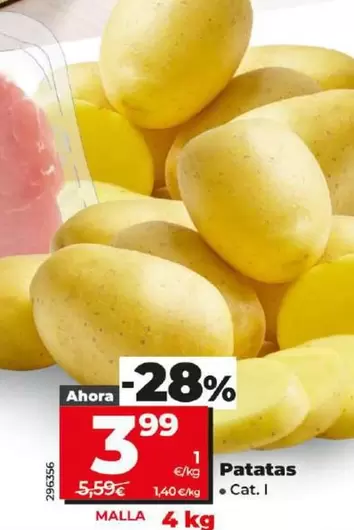 Oferta de Patatas  por 3,99€ en Dia