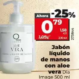 Oferta de Dia Imaqe - Jabón Líquido De Manos Con Aloe Vera  por 0,79€ en Dia